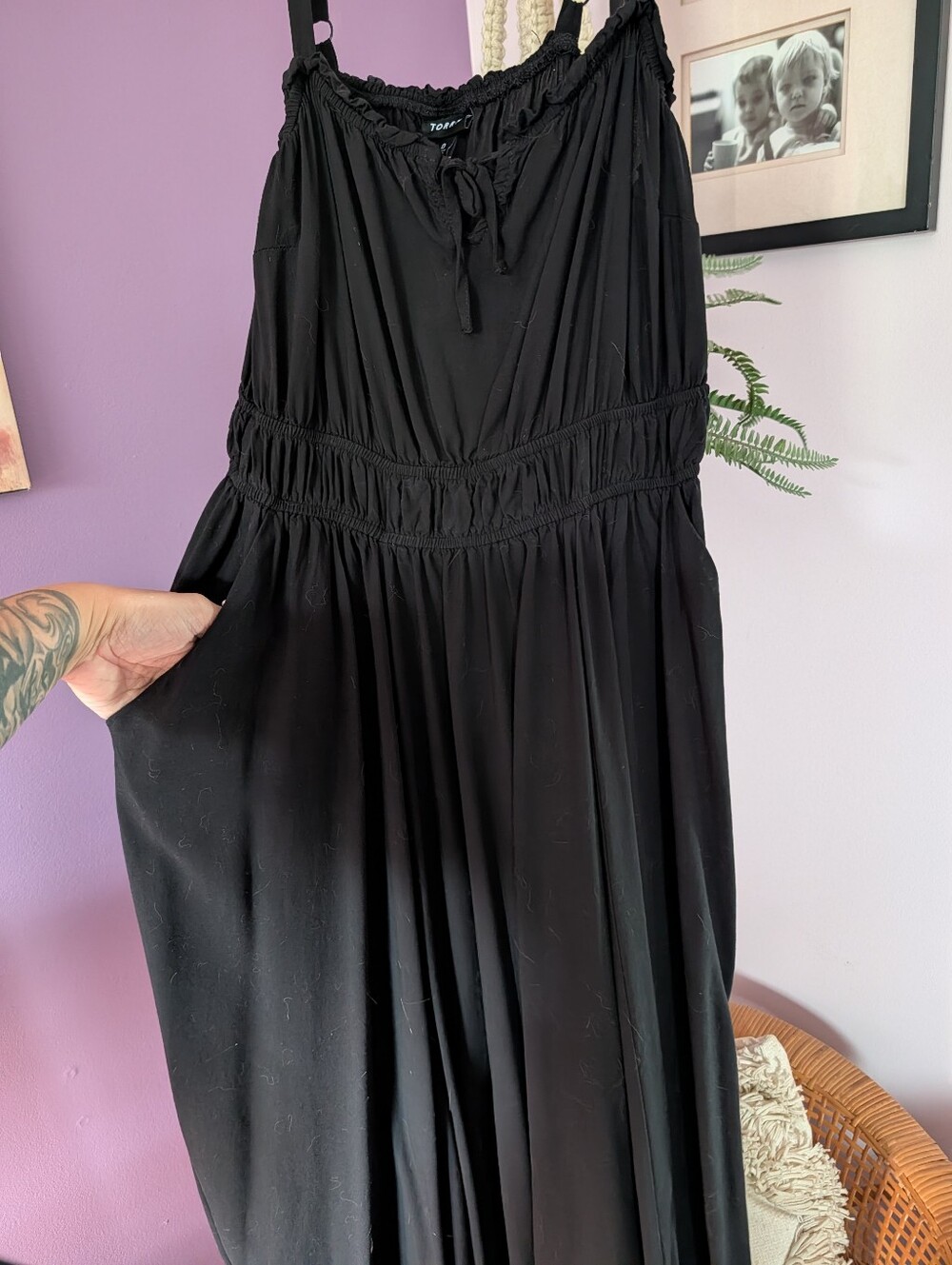 Torrid Black Midi Dress - Picture 3 of 4